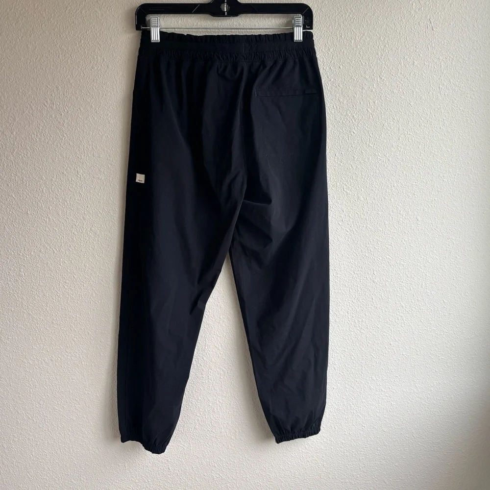 Black Vuori Athletic Jogger Pants with Drawstring - Picture 4 of 8